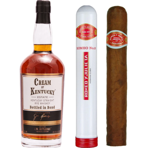Cream of Kentucky Estate Bottled in Bond Cigar Set